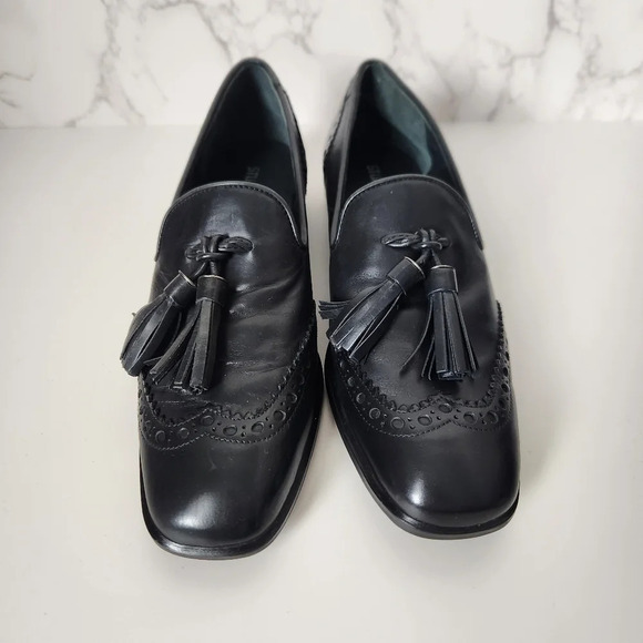 Stuart Weitzman | Boything Lava Brushed Calf Leather Loafers - Size 6 - Picture 2 of 15